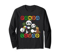 Cute Panda Family Design - Panda Squad Long Sleeve T-Shirt