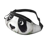 Cute Panda Fanny Pack for Men Women, Waterproof Sports Waist Bag Fashion Belt Bag Crossbody Bags Hip Bum Bag with Adjustable Strap Large Sling Bag Purse for Travel Hiking