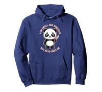 Cute Panda I Am Small And Sensitive But Also Fight Me Pullover Hoodie