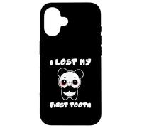 Cute Panda I Lost My First Tooth First Lost Tooth Party Case for iPhone 16