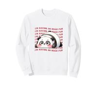 Cute Panda I'm Having So Much Fun Sweatshirt