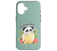 Cute Panda in Banana Costume Animal Motif Case for iPhone 16