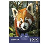 Cute Panda Jigsaw Puzzles Adults Fun 1000 Piece Animal Toy Intellectual Game Education Game Stress Relief Decoration Relaxation And Intelligence 38x26cm/1000pcs