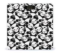 Cute Panda K Digital Scales for Body Weight - Bright LCD Display Digital Weight Scales Bathroom with Automatic Power On/Off - Sturdy Tempered Glass Surface