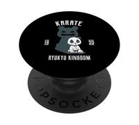 Cute Panda Karate Martial Arts PopSockets Adhesive PopGrip