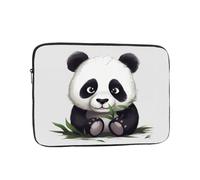 Cute Panda Laptop Case 13 inch, Shockproof Protective Computer Sleeve Cover Water Resistant Laptop Bag Carrying Tablet Cover Briefcase Handbags Gifts for Men Women