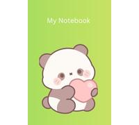 Cute Panda Notebook: 100 Lined Pages 6*9