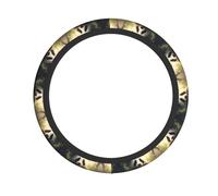 Cute Panda Plant Picture Elastic Steering Wheel Cover Elastic Foot Fits Most Vehicles, from sedans to SUVs