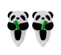 Cute Panda Plush Slippers for Family Warm Fluffy House Slipper Winter Indoor Shoes Cozy Cartoon Cotton Footwear for Women Men and Kids with Anti-Slip Sole Ideal for Home Bedroom Comfort