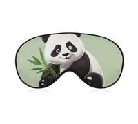 Cute Panda Sleep Mask for Women Men Side Sleeper Eye Cover with Adjustable Strap Soft Breathable Blackout Mask Slip-Free Deep Sleeping Travel Essentials