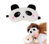 Cute Panda Sleep Mask, Soft Plush Blindfold, Funny Emoticons Sleep Mask, Eye Mask, Eye Cover for Girls, Boys, Women, Men, Children, Home, Sleeping, Travel