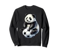Cute Panda Soccer Player Animal Fan Art Sweatshirt