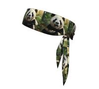 Cute Panda Sweat-Absorbing Sports Headband, Unisex Sports Headband, Suitable for Outdoor Travel and Various Sports.