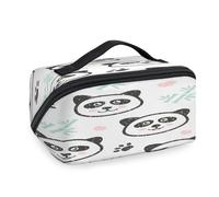 Cute Panda Travel Makeup Bags for Women Men Girls Boys Panda Print Wash Pouch Bag Portable Toiletry Cosmetic Toiletries Organizer Shower Bag