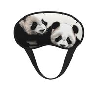 Cute Pandas Sleep Eye Mask for Women Men Soft and Comfortable Sleep Mask Blackout Sleeping Eye Cover for Travel Yoga Nap Shift Work