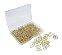 Cute Paper Clips, 100 - Ergonomic Pieces Small Gold Tone Heart Shaped, Planner and Paper Clips, Binders Paper Clips Use Within | Multipurpose Outdoor Indoor Utility