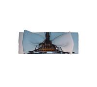 Cute Paris Eiffel Tower Print Baby Bow Headband â€“ Full Moon Gift for Newborns, Toddlers â€“ Skin-Friendly Hair