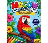 Cute Parrot Adventures for Creative Kids: Fun and Easy Tropical Bird Coloring Pages for Kids