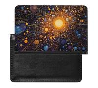 Cute Passport Holder for Travel,Personalized Multi-Functional Passport Cover with Card Slots,Slim Brown Dots Printed Passport Wallet for Women Men