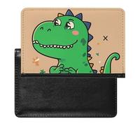 Cute Passport Holder for Travel,Personalized Multi-Functional Passport Cover with Card Slots,Slim Cartoon Dinosaur Printed Passport Wallet for Women Men