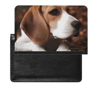 Cute Passport Holder for Travel,Personalized Multi-Functional Passport Cover with Card Slots,Slim Cute Beagle Printed Passport Wallet for Women Men