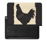 Cute Passport Holder for Travel,Personalized Multi-Functional Passport Cover with Card Slots,Slim Farmhouse Chicken Printed Passport Wallet for Women Men