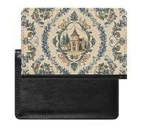 Cute Passport Holder for Travel,Personalized Multi-Functional Passport Cover with Card Slots,Slim French Country Style Printed Passport Wallet for Women Men