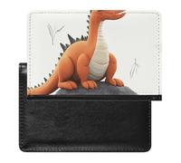 Cute Passport Holder for Travel,Personalized Multi-Functional Passport Cover with Card Slots,Slim Funny Dragon Printed Passport Wallet for Women Men