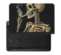Cute Passport Holder for Travel,Personalized Multi-Functional Passport Cover with Card Slots,Slim Strange Painting Printed Passport Wallet for Women Men