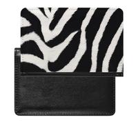 Cute Passport Holder for Travel,Personalized Multi-Functional Passport Cover with Card Slots,Slim Zebra Animal Printed Passport Wallet for Women Men
