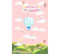 Cute Pastel: A 6x9 Inch Undated Planner and Organizer for Weekly Schedules, Monthly Goals, and Financial Tracking