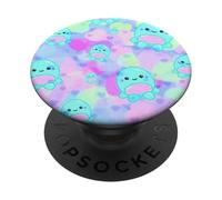 Cute Pastel Kawaii Octopus Pattern PopSockets Adhesive PopGrip