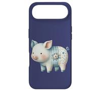 Cute Pastel Pig Cottagecore Floral Farm Art Case for iPhone Air