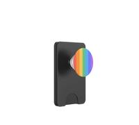 Cute Pastel Rainbow Striped Colorful Summer Aesthetic PopSockets PopWallet for MagSafe