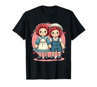 Cute Pastel Retro Raggedy Ann & Andy Tee T-Shirt