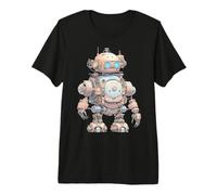 Cute Pastel Robot Robotics T for Kids Boys Girls STEM Gifts Premium T-Shirt