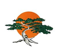 Cute-Patch 10" Miyagi-do Karate Bonsai Tree Embroidered Iron on sew on Patch Applique