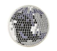 Cute-Patch Disco Light Mirror Dance Ball Embroidered Iron on sew on Patches Rock Punk Badge