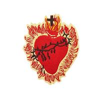 Cute-Patch Sacred Heart Jesus Church Catholic Christian Embroidered Iron on Patch Easter Shirt DIY