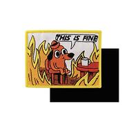 Cute-Patch This is Fine Embroidered Hook and Loop Patch