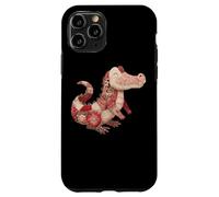 Cute Patchwork Crocodile Floral Gator Lover Case for iPhone 11 Pro
