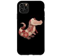 Cute Patchwork Crocodile Floral Gator Lover Case for iPhone 11 Pro Max