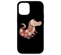 Cute Patchwork Crocodile Floral Gator Lover Case for iPhone 12/12 Pro