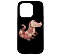 Cute Patchwork Crocodile Floral Gator Lover Case for iPhone 15 Pro