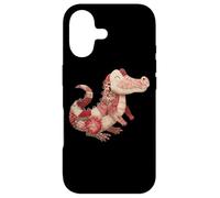 Cute Patchwork Crocodile Floral Gator Lover Case for iPhone 17
