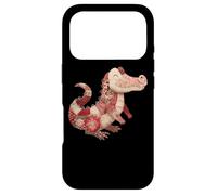 Cute Patchwork Crocodile Floral Gator Lover Case for iPhone 17 Pro
