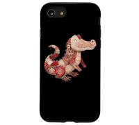 Cute Patchwork Crocodile Floral Gator Lover Case for iPhone SE (2020) / 7/8