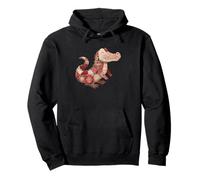 Cute Patchwork Crocodile Floral Gator Lover Pullover Hoodie