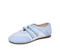Cute Patchwork Lace-Up Shoes Women's Trainers with Flowers Flat Casual