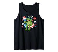 Cute Patriotic Frog, Fun 4th of July Summer Celebrations Tank Top